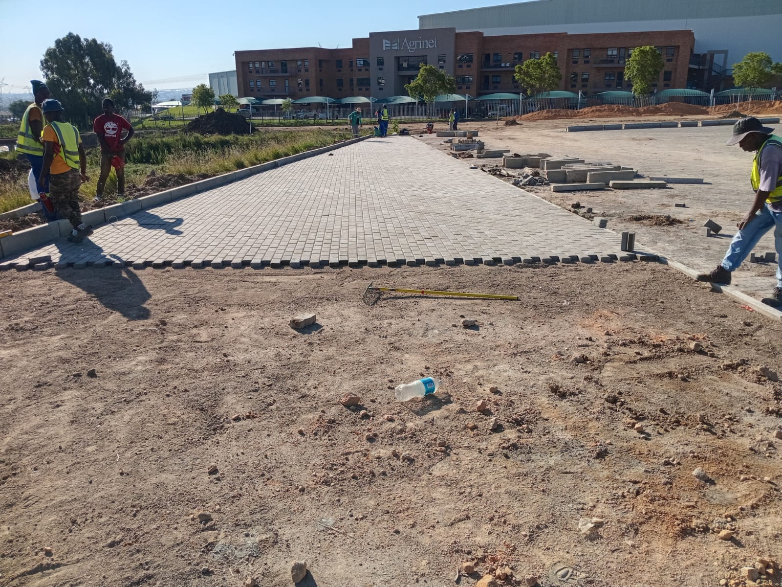 Paving installation project